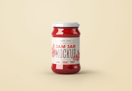Jam Jar Mockup