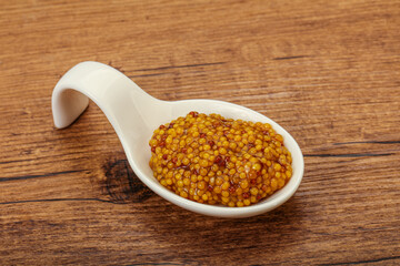 Dijon mustard sauce with seeds