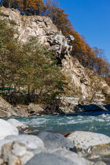 Uastyrdzhi monument in North Ossetia.