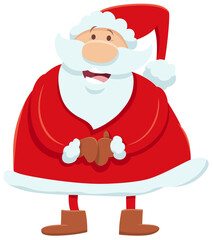 Santa Claus cartoon character on Christmas time