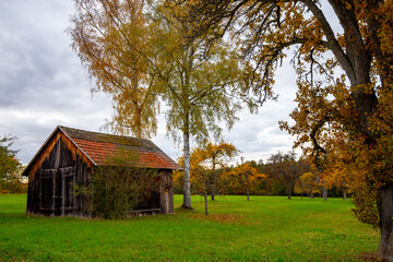 Cloudy day in Mid-Fall in South Germany