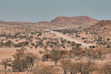 Fototapeta na wymiar Beautiful landscape in Namibia, Africa