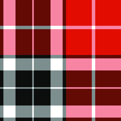 Seamless vector tartan pattern for fabric, textile, wrapping etc. Plaid background	