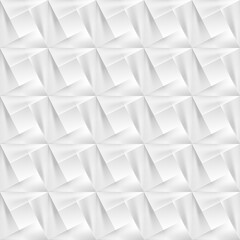 White geometric decorative texture - seamless.
