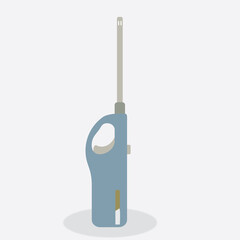 Long kitchen lighter with lighter fluid.