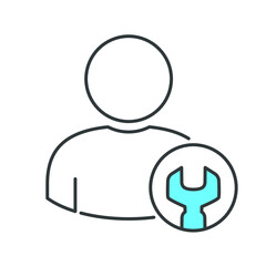 Account Settings, Configuration Vector Icon