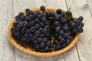 Fresh ripe sweet red grape