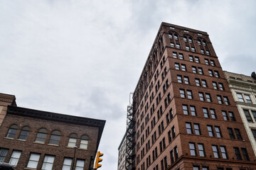 Shot of downtown Youngstown, Ohio