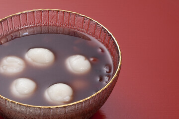 冷し白玉ぜんざい