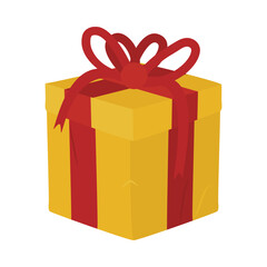 gift box icon, handrawn style