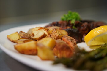 Chicken, Potatoes, and Asparagus