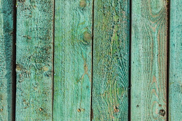 background from old wooden painted fence