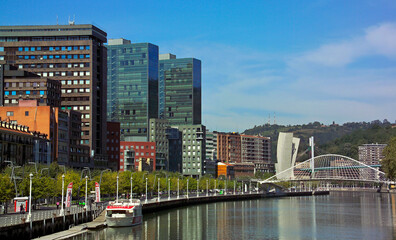 Fototapeta na wymiar Bilbao City Panorama - Spain