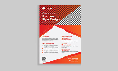 corporate business flyer design, Brochure design template, abstract business flyer size A4 template, creative cover, trending flyer design