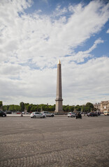 Paris,France-June,2014:Place de la Concorde-The Place de la Concorde is one of the major public squares in Paris.