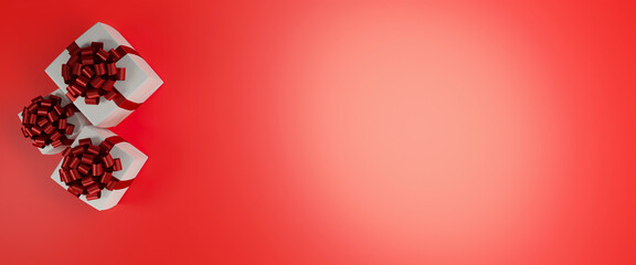 Red Christmas Background - 388836295