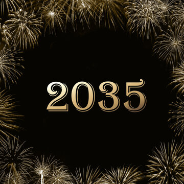 Frohes neues Jahr 2035