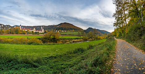 Fantastic autumn hike in the beautiful Danube valley near the Beuron monastery