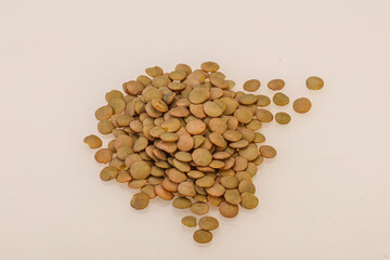 Vegan cuisine - Dry lentil heap