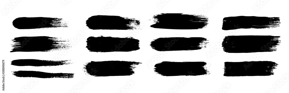 Poster vector brush stroke. dirty artistic design element, frame or background for text.