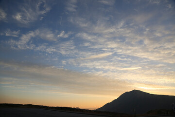 Obraz premium 阿蘇の夕景