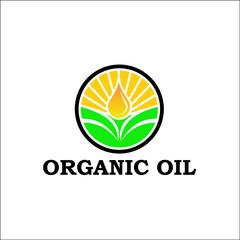 ORGANIC OIL logo exclusive design inspiration