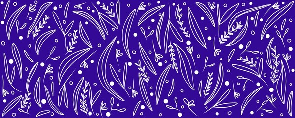 leaves and flowers colourful background