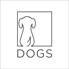 Dogs Back Line logo exclusive design inspiration