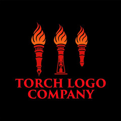 Torch logo logo exclusive design inspiration