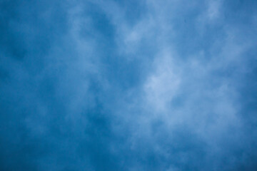 Abstraction of sky with clouds