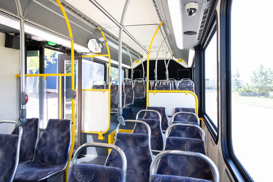 Seats In Empty Public Bus