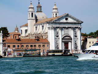 Fototapeta na wymiar Venice, architecture, view from the water