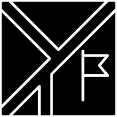 
Map of a city where pinpointer pointing to a specific destination, notion for map location
