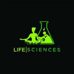 Balance Life Science logo exclusive design inspiration