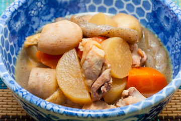 鳥肉と野菜の煮物