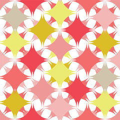 Vector abstract geometric rhombus seamless pattern background