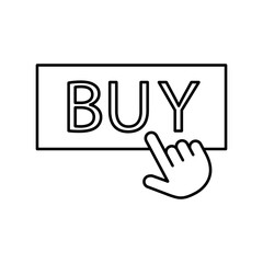 purchase icon element of e-commerce icon for mobile concept and web apps. Thin line purchase icon can be used for web and mobile. Premium icon on white background