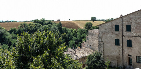 Authentic Picturesque small village in tuscany in Italy