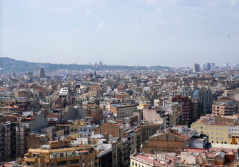 Barcelona City Skyline