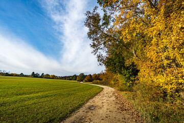 Fantastic autumn hike in the beautiful Danube valley near the Beuron monastery
