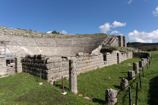 Ruins of Dodona, Epirus, northwestern Greece. Home to the oldest Hellenic oracle, second only to the oracle of Delphi in prestige.
