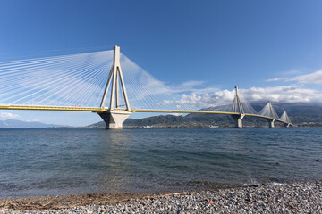 The sublime Rio–Antirrio Bridge, one of the world's longest multi-span cable-stayed bridges and...
