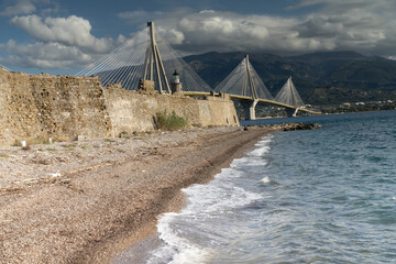 The sublime Rio–Antirrio Bridge, one of the world's longest multi-span cable-stayed bridges and...