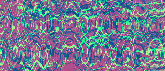 Psychedelic abstract pattern