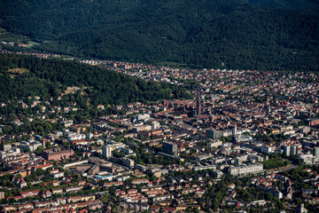 Fototapeta premium Luftbild/Aerial Freiburg