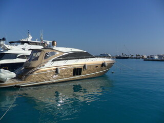 The desert landscape around the historic site of Hatshepsuts Temple in Luxor, Egypt
