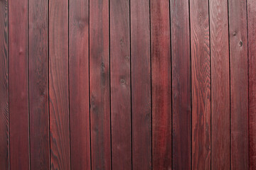 Naklejka premium Red vertical wooden board texture background
