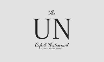 cafe restaurant premade logo initials monogram elegant luxury alphabet