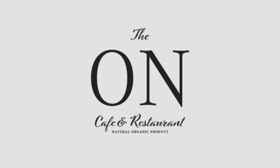 cafe restaurant premade logo initials monogram elegant luxury alphabet