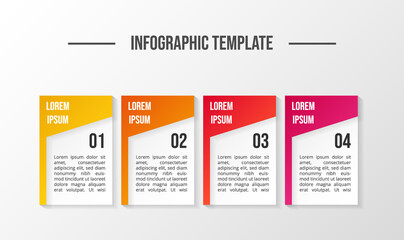 Design of business infographic template. Vector